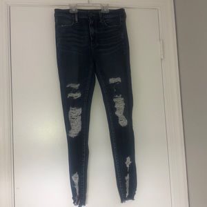 american eagle ripped jeans